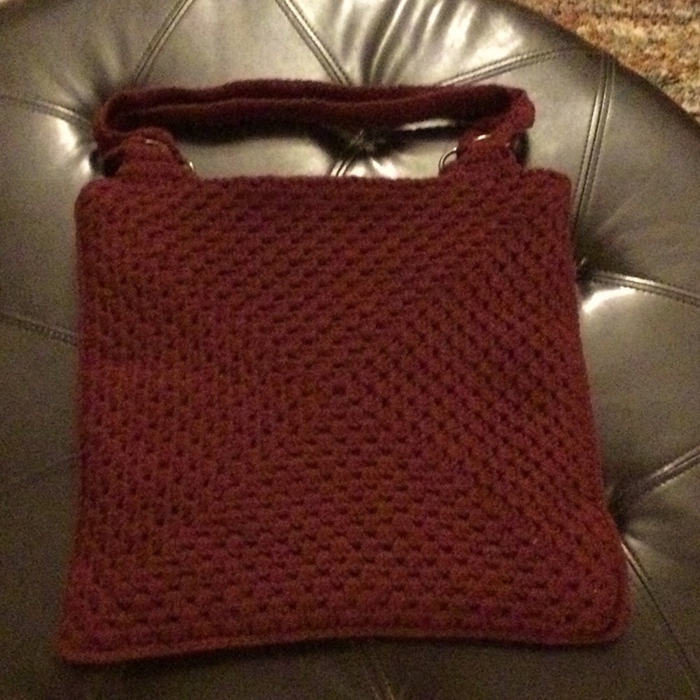 Hand Crocheted Shoulder Bag